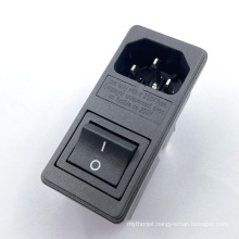 IEC JR-101-2FRSG-02 AC power Product keyword socket three-in-one socket with switch and insuance